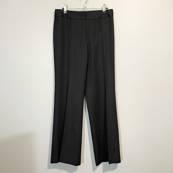 2/$40 EUC Vintage J.Crew 100% Wool Wide Leg Black Trouser 6 / S - Picture 1 of 4